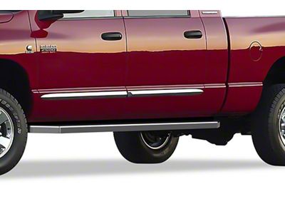 H-Style Running Boards; Polished (06-08 RAM 1500 Mega Cab)