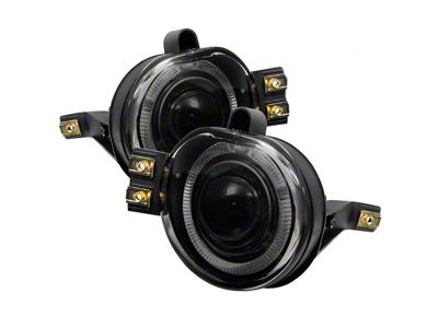 Halo Projector Fog Lights with Switch; Smoked (02-05 RAM 1500)