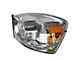 Halogen Headlight; Chrome Housing; Clear Lens; Driver Side (06-08 RAM 1500)