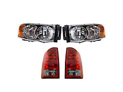 Halogen Headlights and Tail Light Set (02-05 RAM 1500)