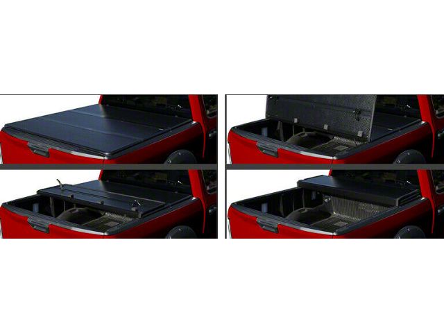 Hard Tri-Fold Tonneau Cover (09-18 RAM 1500 w/ 5.7-Foot & 6.4-Foot Box & w/o RAM Box)