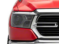 Headlight Covers; Carbon Fiber Look (19-24 RAM 1500 Big Horn, Laramie, Rebel, Tradesman)