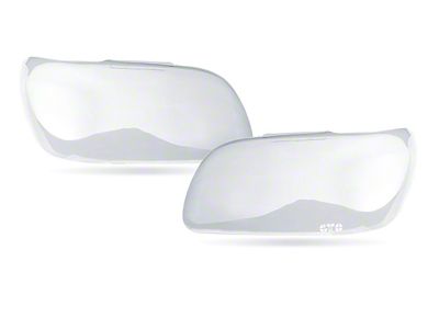 Headlight Covers; Clear (09-18 RAM 1500 w/o Projector Headlights)