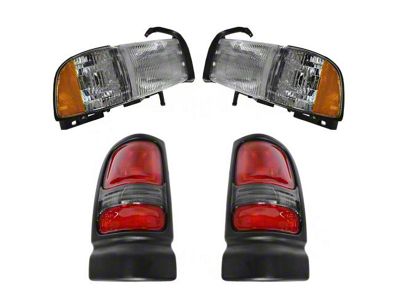 Headlight and Tail Light Set (94-01 RAM 1500, Excluding Sport)