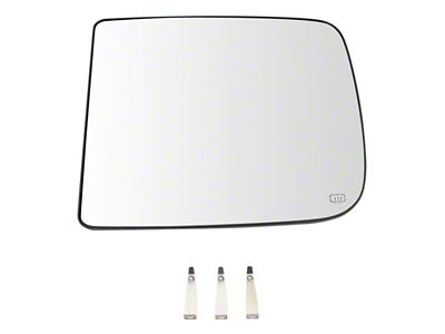 Heated Upper Towing Mirror Glass; Driver Side (09-18 RAM 1500)