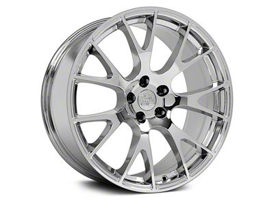 Hellcat Style Chrome 5-Lug Wheel; 22x10; 25mm Offset (94-01 RAM 1500)