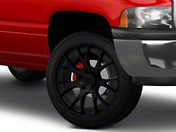 Hellcat Style Satin Black 5-Lug Wheel; 22x10; 25mm Offset (94-01 RAM 1500)