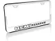 HEMI Powered License Plate Frame; Chrome (Universal; Some Adaptation May Be Required)