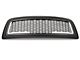Honeycomb Mesh Style Upper Replacement Grille with LED DRL Lights; Matte Black (09-12 RAM 1500)