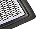 Honeycomb Mesh Style Upper Replacement Grille with LED DRL Lights; Matte Black (09-12 RAM 1500)