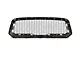 Honeycomb Mesh Style Upper Replacement Grille with LED DRL Lights; Matte Black (13-18 RAM 1500, Excluding Rebel)