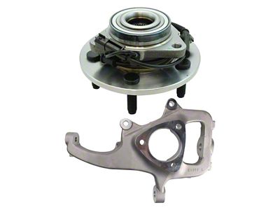 Hub and Knuckle Assembly; Driver Side (12-18 4WD RAM 1500)