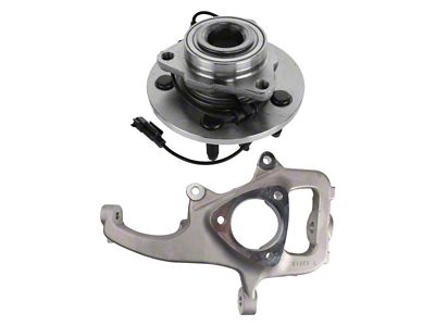 Hub and Knuckle Assembly; Driver Side (09-11 4WD RAM 1500)