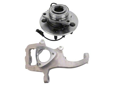 Hub and Knuckle Assembly; Passenger Side (09-11 4WD RAM 1500)