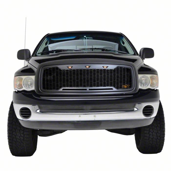 RAM 1500 Impulse Upper Replacement Grille with Amber LED Lights