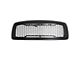 Impulse Upper Replacement Grille with Amber LED Lights; Matte Black (02-05 RAM 1500)