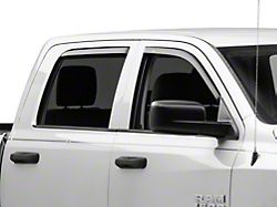 In-Channel Ventvisor Window Deflectors; Front and Rear; Dark Smoke (09-18 RAM 1500 Crew Cab)