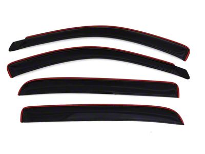 In-Channel Ventvisor Window Deflectors; Front and Rear; Dark Smoke (06-08 RAM 1500 Mega Cab)