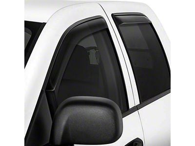 In-Channel Window Deflectors; Front and Rear; Smoke (19-23 RAM 1500 Quad Cab)