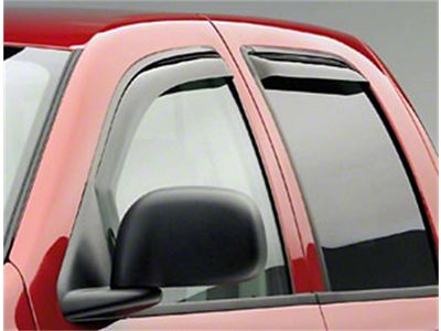 EGR In-Channel Window Visors; Front and Rear; Dark Smoke (02-08 RAM 1500 Quad Cab)