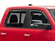 EGR In-Channel Window Visors; Front and Rear; Dark Smoke (19-24 RAM 1500 Crew Cab)