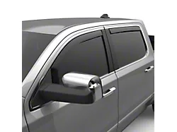 EGR In-Channel Window Visors; Front and Rear; Matte Black (19-24 RAM 1500 Crew Cab)