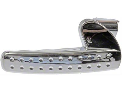 Interior Door Handle; Front and Rear Left; All Chrome; Plastic (02-08 RAM 1500 Quad Cab)