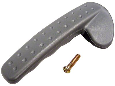 Interior Door Handle; Gray; Rear Passenger Side (02-08 RAM 1500 Quad Cab)
