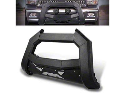 J2 Square Bull Bar; Black (09-18 RAM 1500, Excluding Rebel)