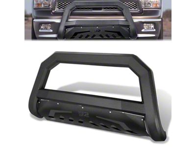 J2 Square Bull Bar; Black (09-18 RAM 1500, Excluding Rebel)