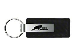Big Horn Leather Key Fob; Carbon Fiber