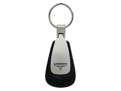 Longhorn Skull Teardrop Key Fob