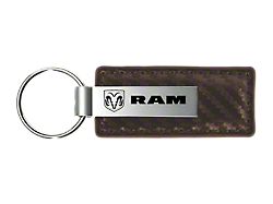 RAM Carbon Fiber Leather Key Fob