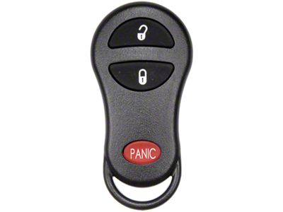 Keyless Entry Remote Case; Black (02-05 RAM 1500)