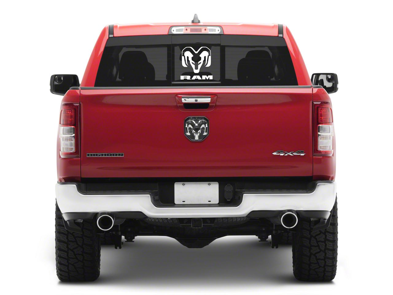 Ram専用出品 Mopar Licensed by SEC10 RAM 1500 Large RAM Head with Logo; White