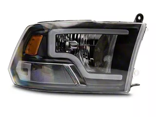 Fits Dodge Ram 1500 - 3500 2009-2018 Headlights Assembly Pair Chrome/Black Fits Dodge Ram 1500 - 3500 2009-2018 Headlights Assembly Pair Chrome/Black