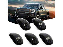 LED Cab Roof Clearance Lighting; White; Smoked Lens (Universal; Some Adaptation May Be Required)