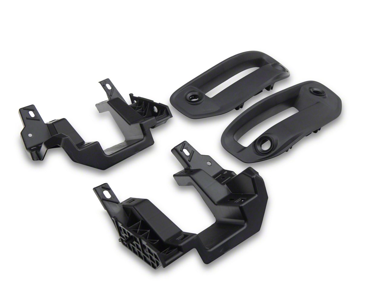 Pair Black Fog Light Covers With Sensor Hole For Dodge Ram 1500 2019-2022 – YLT Auto