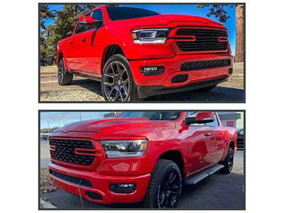 LED Fog Lights; Clear (19-24 RAM 1500)