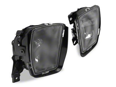 LED Fog Lights; Black Housing (13-18 RAM 1500)