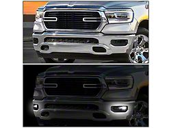 LED Fog Lights; Smoked (19-24 RAM 1500 w/ Front Parking Sensors)