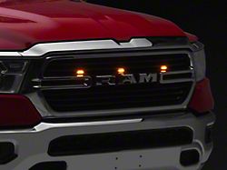 LED Grille Lights; Smoked (02-25 RAM 1500)