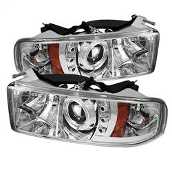 Halogen Headlight & Taillight Kit For Dodge Ram 1500 2500 3500 1994-2002 Clear Lens