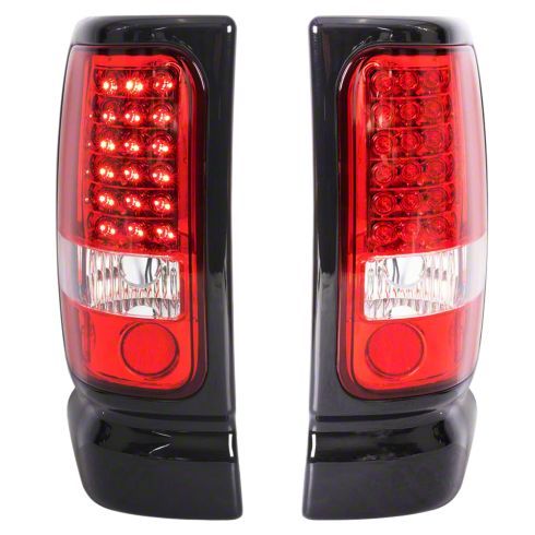 Evan-Fischer Pair Tail Lights – For Dodge Ram 1500 2500 3500 1994-2001 – Left + Right – DOT/SAE