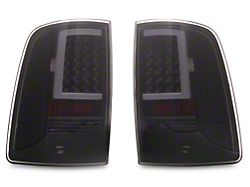 LED Tail Lights; Black Housing; Smoked Lens (13-18 RAM 1500 w/ Factory LED Tail Lights)