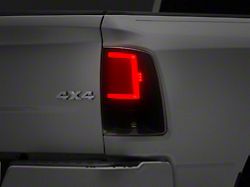 LED Tail Lights; Black Housing; Smoked Lens (13-18 RAM 1500 w/ Factory LED Tail Lights)