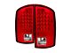 LED Tail Lights; Chrome Housing; Red/Clear Lens (02-06 RAM 1500)