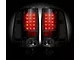 LED Tail Lights; Black Housing; Smoked Lens (13-18 RAM 1500 w/ Factory LED Tail Lights)