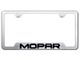 MOPAR Laser Etched Cut-Out License Plate Frame (Universal; Some Adaptation May Be Required)