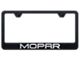MOPAR Laser Etched Stainless Steel License Plate Frame (Universal; Some Adaptation May Be Required)